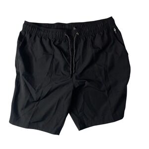 Tony Hawk Mens XL Black Athletic Skate‎ Shorts Zipper Pocket